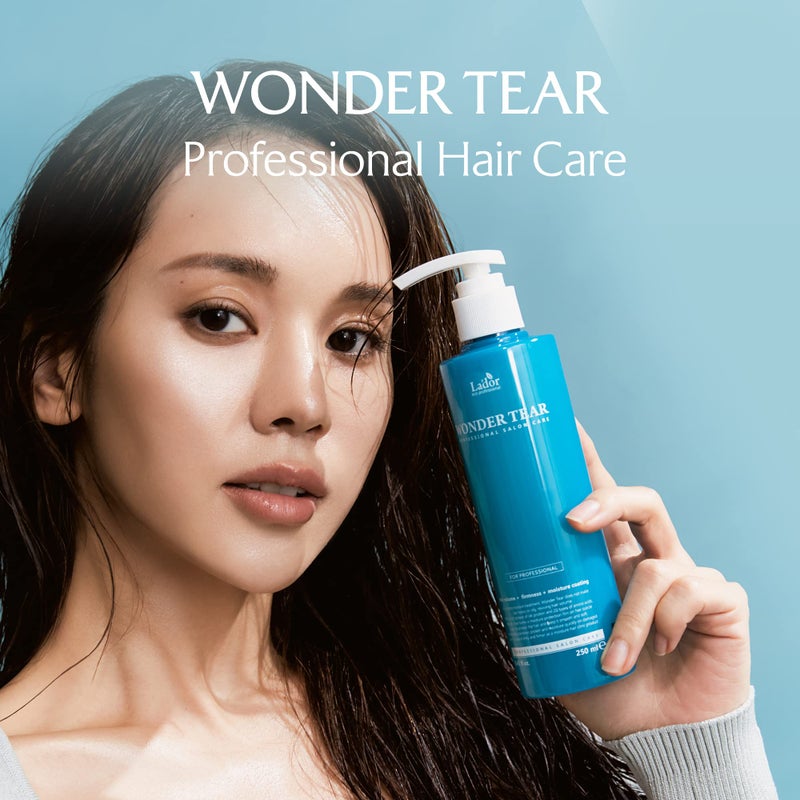 Lador LA'DOR LADOR Wonder Tear Deep Conditioning Treatment Mask for Dry Damaged Hair - Moisturizing & Hydrating Protein Keratin Growth Conditioner for Color Treated, Frizzy, Curly Hair 8.45 Fl Oz Korean - Image 1